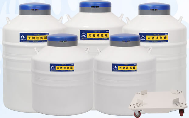 大口径液氮生物容器都带花盘么?