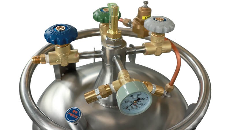 自增压液氮容器排放阀的作用